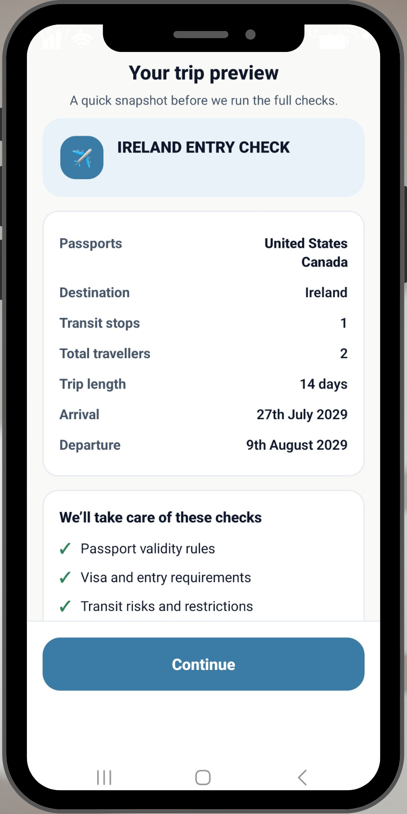 EntryAuditor app preview